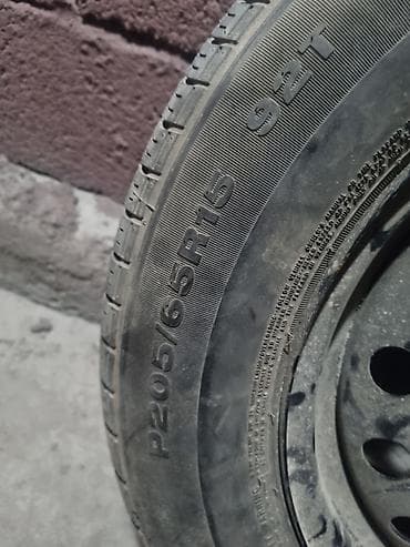 tesla pi: Колеса в сборе 205 / 65 / R 15, Всесезонная, Железные — 1