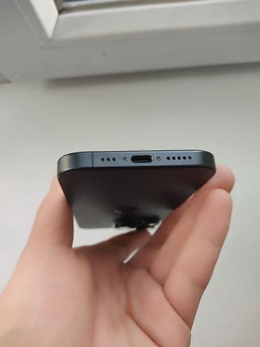 oneplus 8: IPhone 15 Pro, Б/у, 128 ГБ, Черный, Защитное стекло, 88 % — 2