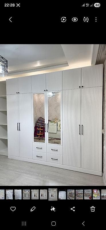 дом из бруса: Шкаф на заказ, Встроенный, Комбинированные, Дизайн, проект — 3