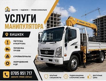 Транспорт: Стрела 10 м, 3 т, Борт 8000 кг — 1