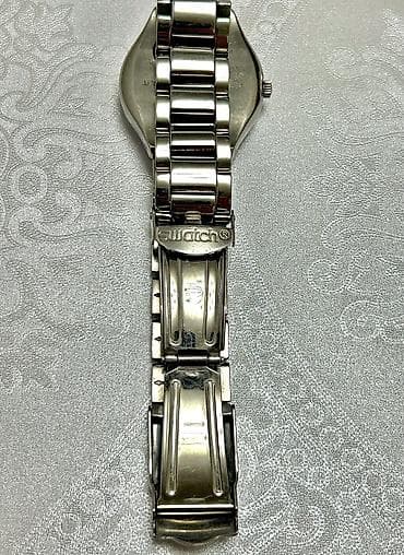 макасы мужской: Классические часы часы, Swatch, Швейцария, Оригинал, Мужские, Б/у — 6