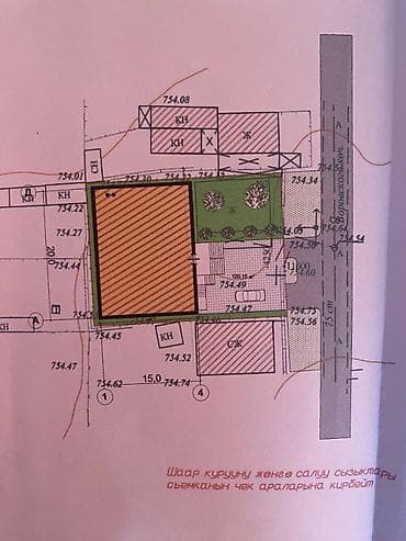 Сниму дом: Продаётся дом 900 м² 15м на 20 м район Пишпек 50 метров от Льва — 3