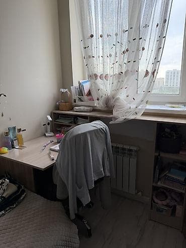 study table: Детский/подростковый мебельный комплект в едином стиле (дуб — 3