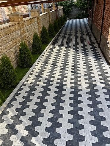 плиты б у: Брусчатка под ключ: Производство, замер, доставка и укладка. Замер — 7