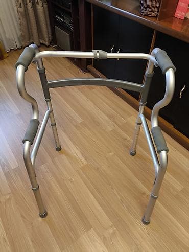 протезы для ног: Ходунки для взрослых/пожилых, алюминиевые, складные - Материал — 3