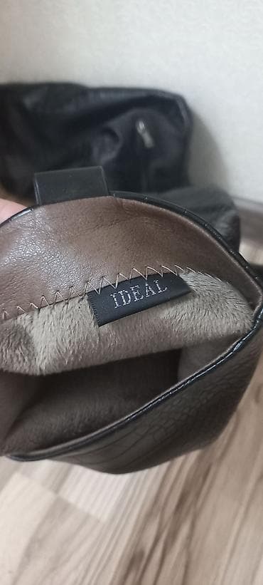 сапоги женс: Женские сапоги IDEAL, черные, с тиснением под крокодил. - Материал — 3