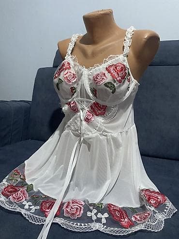 Атайын кийим: Женские ночные сорочки/пеньюары - Модели: на тонких бретелях — 2