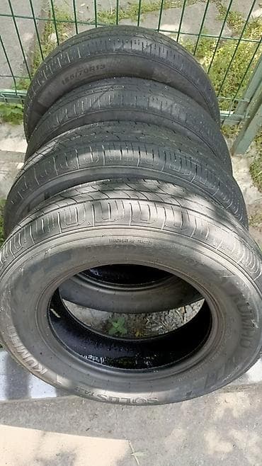 Шины: Шины 155 / 80 / R 13, Лето, Б/у, Комплект, Легковые, Корея, Kumho — 1
