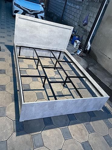 Двуспальная кровать, Новый, С матрасом, длина - 200 см