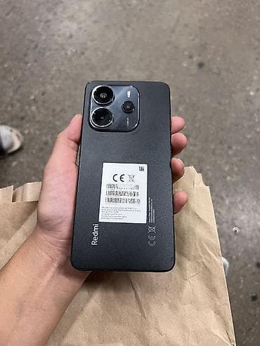 Redmi, Redmi Note 14, Б/у, 128 ГБ, цвет - Черный, 2 SIM at lalafo.kg Redmi, Redmi Note 14, Б/у, 128 ГБ, цвет - Черный, 2 SIM