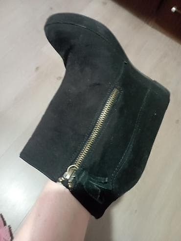 Ботильоны женские на скрытой танкетке 39 размер б/у в хорошем — 3