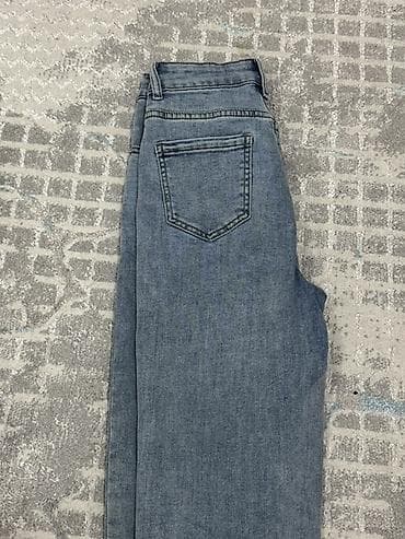 футболка hba: Джинсы, Прямые, Китай, Средняя талия, Стрейч, M — 3