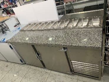 Холодильные Столы для пиццы с мраморной столешницей