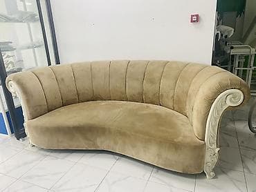 sofa bed: Элегантный изогнутый диван в классическом стиле. - Форма — 3