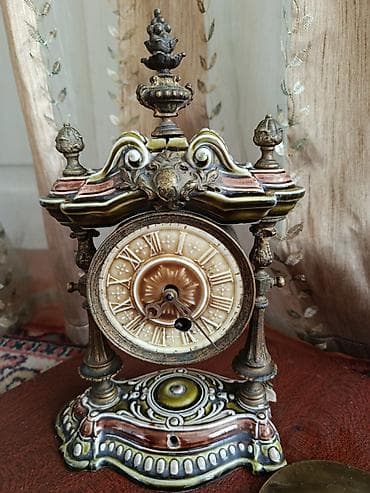 Көркөм өнөр жана коллекциялоо: Антикварные каминные часы в декоративном корпусе - Стиль — 1