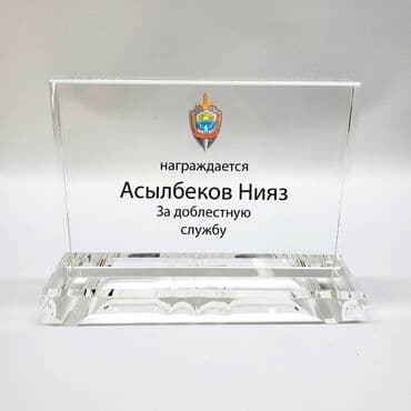 чехол для документов: Наградная атрибутика на заказ за короткие сроки, фотокристалл с Вашим — 1