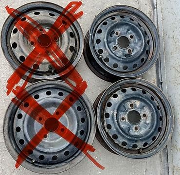 Темир Дисктер R 14 Жуп, тешиктери - 4, Колдонулган lalafo.kg да Темир Дисктер R 14 Жуп, тешиктери - 4, Колдонулган