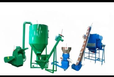 продам бу оборудование для птицефабрики: Мини Линия гранилированния корма для крс, птиц, рыб и т.Д. (в форме — 2