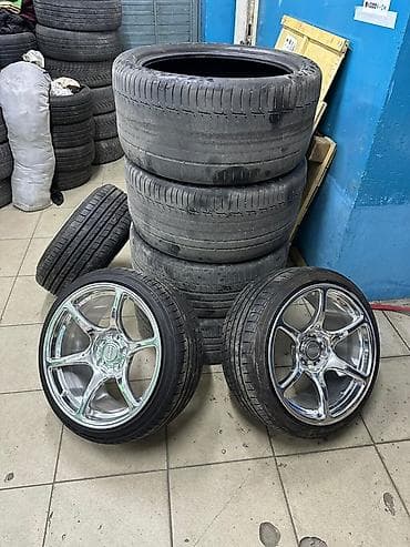 диски sti: Колеса в сборе 225 / 40 / R 18, Лето, Новый, Комплект, Литые, отверстий - 5 — 1