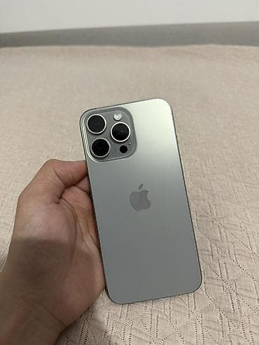 свет для видео: IPhone 15 Pro Max, 256 ГБ, Natural Titanium, Кабель, 100 % — 2