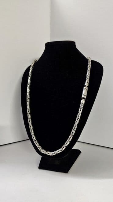 самые шикарные свадебные платья: Массивная Серебряная цепь "Рамзес" 132 гр 55 см Ручная работа — 10