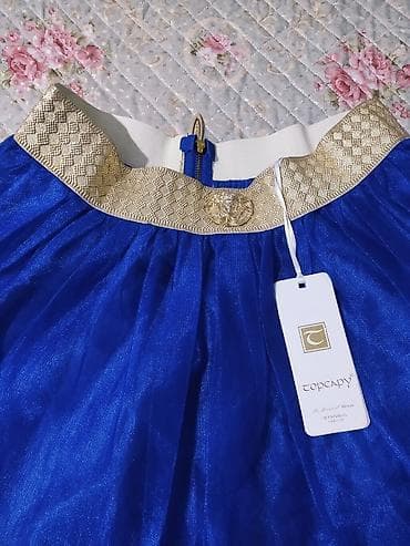 Личные вещи: Юбка, Модель юбки: Пышная, Миди, По талии, С пайетками — 3