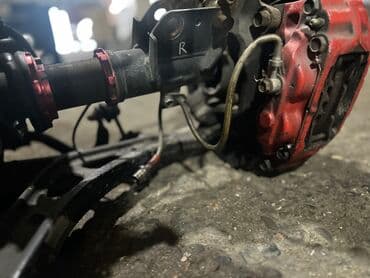 перфорированные тормозные диски: Комплект суппортов Subaru 2004 г., Б/у, Оригинал, Япония — 10