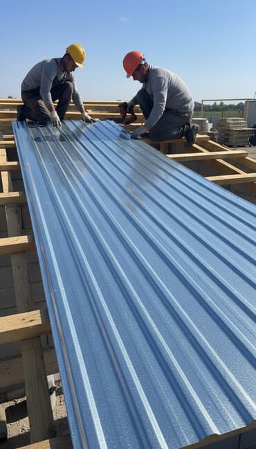 Профнастил оцинкованный для кровли и ограждений. - Материал: сталь с