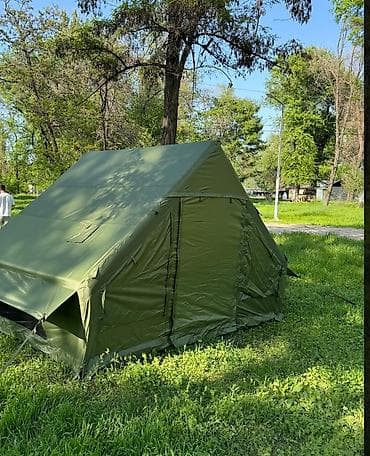 Надувная палатка размером 300x210 (высота 2м), выполненная в зеленом — 2