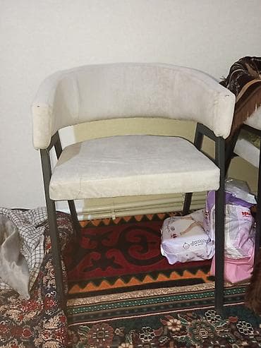 Стул для кухни, Железо, цвет - Бежевый