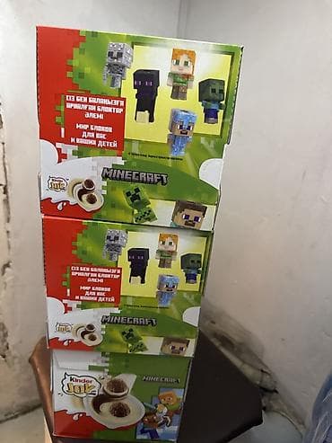 kinder осд: Kinder Joy Minecraft — упаковка с тематическими сюрпризами по мотивам — 1
