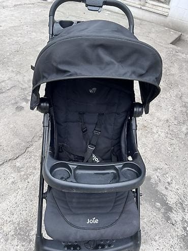 коляска baby trend: Прогулочная коляска Joie (черная) - Удобное сиденье с регулируемыми — 3