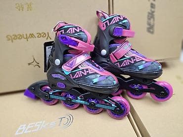 Раздвижные роликовые коньки фирмы TIAN-E, Качественные материалы