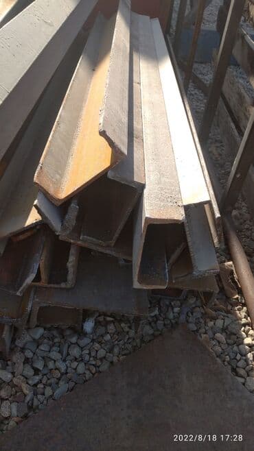 металла: Швелер 8/10/12/14/16/18/20/размеры бу цена дагаварная — 5