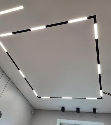 ремонт светодиодов: Натяжной потолок Матовое Монтаж — 8