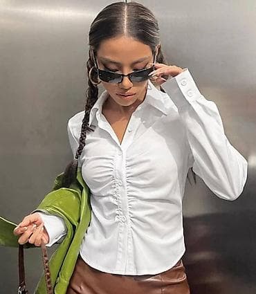 стойка воротник: Ликвидация склада! Рубашка классическая всего лишь по 199 сомиков — 2