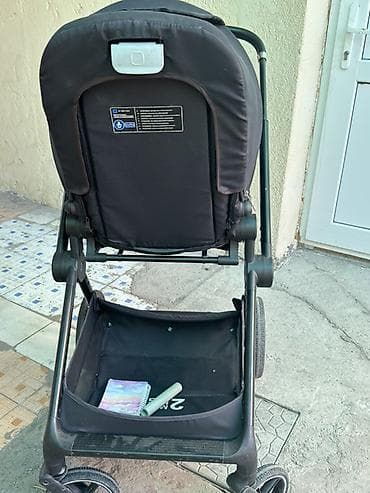 Коляски: Прогулочная коляска INING BABY Crosslight, черная - Просторное — 3
