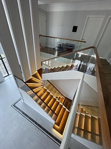 диван прямой: Деревянная лестница Для дома, Бесплатная доставка, Вид дерева: Лиственница, Форма лестницы: Прямая, Стиль: Лофт — 2