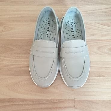 Женские лоферы Comfort - Цвет: светло‑серый (нейтральный, легко at lalafo.kg Женские лоферы Comfort - Цвет: светло‑серый (нейтральный, легко