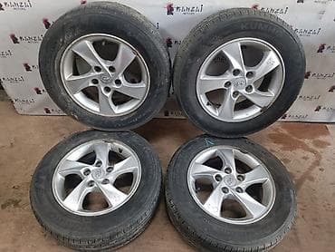 r17 4100: Колеса в сборе 195 / 65 / R 15, Лето, Б/у, Комплект, Легковые, Литые, отверстий - 5 — 1