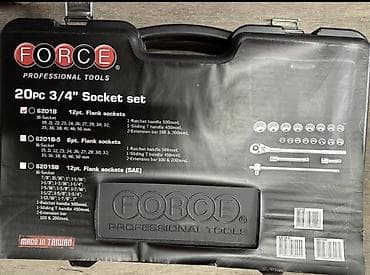 Набор торцевых ключей FORCE Professional Tools, состоящий из 20
