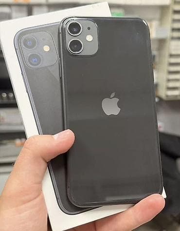 IPhone 11, Б/у, 64 ГБ, Черный, Коробка, 73 % at lalafo.kg IPhone 11, Б/у, 64 ГБ, Черный, Коробка, 73 %