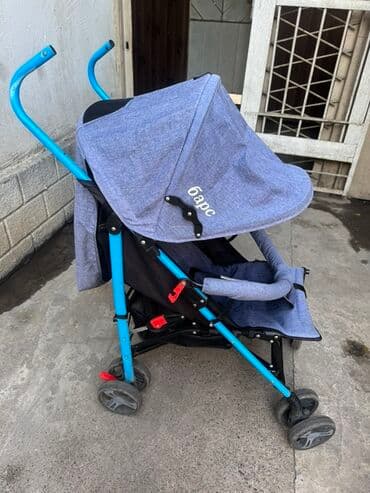 коляска детская цена бишкек: Коляска, цвет - Голубой, Б/у — 4