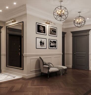 ремонт поклейка обоев цена: Дизайнерский ремонт под ключ. - Современные интерьеры в стиле — 13