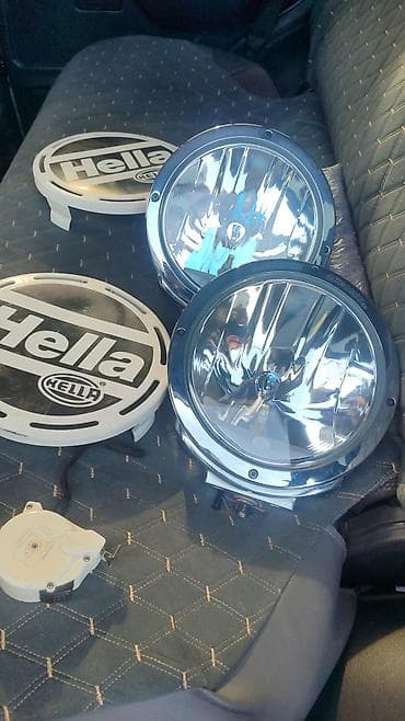 диски мерс 15: Противотуманная/дальняя круглая фара Hella Chromium luminator - — 7