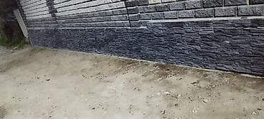 черный паталок: Облицовка фасадов искусственным камнем (цоколь/низ стены) - — 4