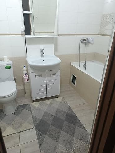 house kg бишкек: 2 комнаты, С мебелью полностью — 3