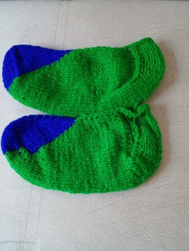 сиреневый: Вязаные следки/носочки ручной работы. - Мягкие и тёплые, связаны — 8