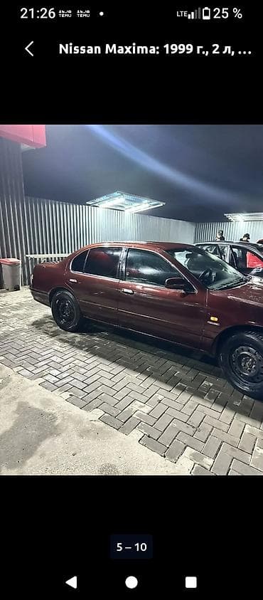 шина на портер 2: Nissan Maxima: 1999 г., 2 л, Механика, Седан — 5