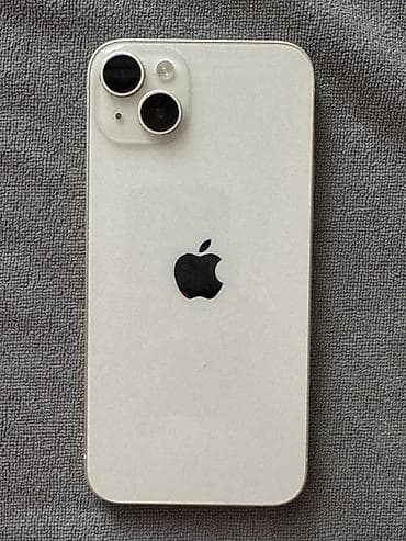 rey ben: IPhone 14 Plus, Б/у, 128 ГБ, Белый, Зарядное устройство, Защитное стекло, Чехол, 83 % — 1